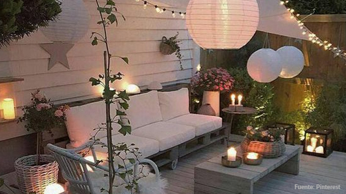 5 ideas para triunfar con la iluminación de tu terraza